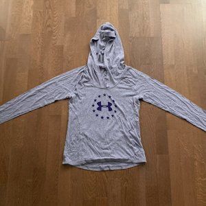 Purple Under Amour hoodie